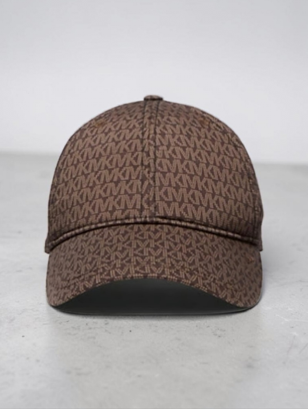 Michael Kors Signature Monogram Baseball Hat w/Adj Strap, Unisex One Size, NWT